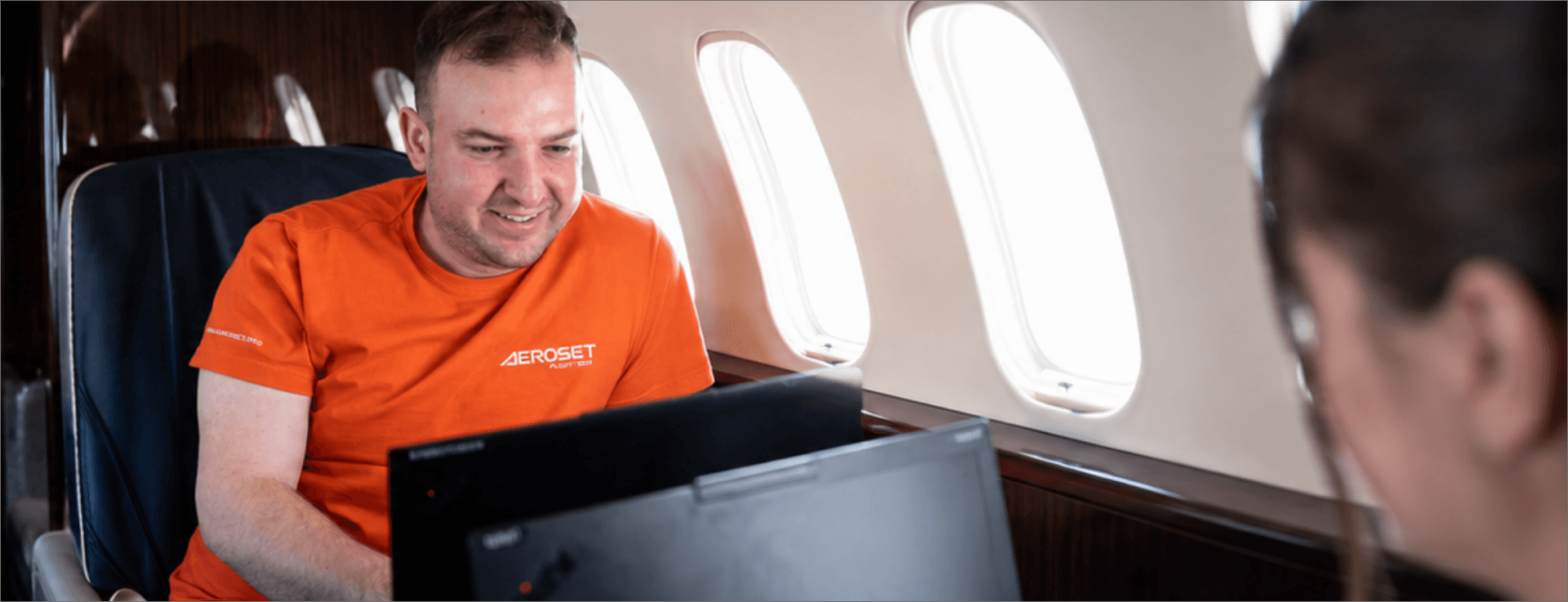 Aircraft certification support with engineers reviewing test results and compliance documentation